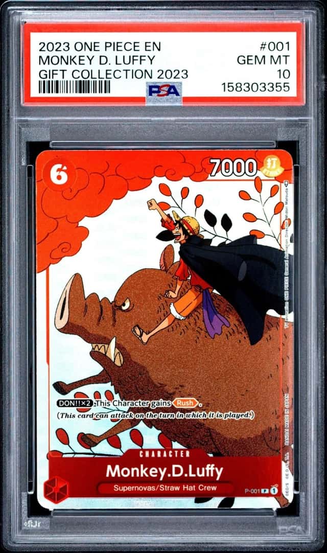 One Piece Monkey D. Luffy Gift Coll. 2023 P-001 PSA 10 Gem Mint