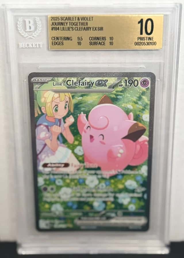 Lillie's Clefairy ex 184 BGS Pristine 10
