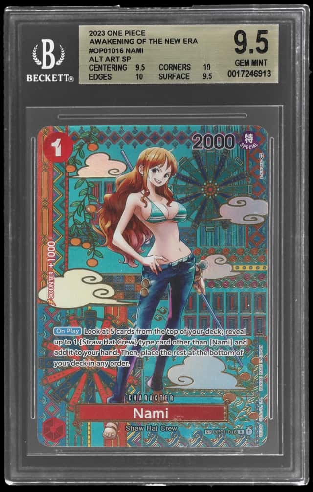 2023 One Piece Awakening of the New Era Special Alternate Art Nami #OP01016