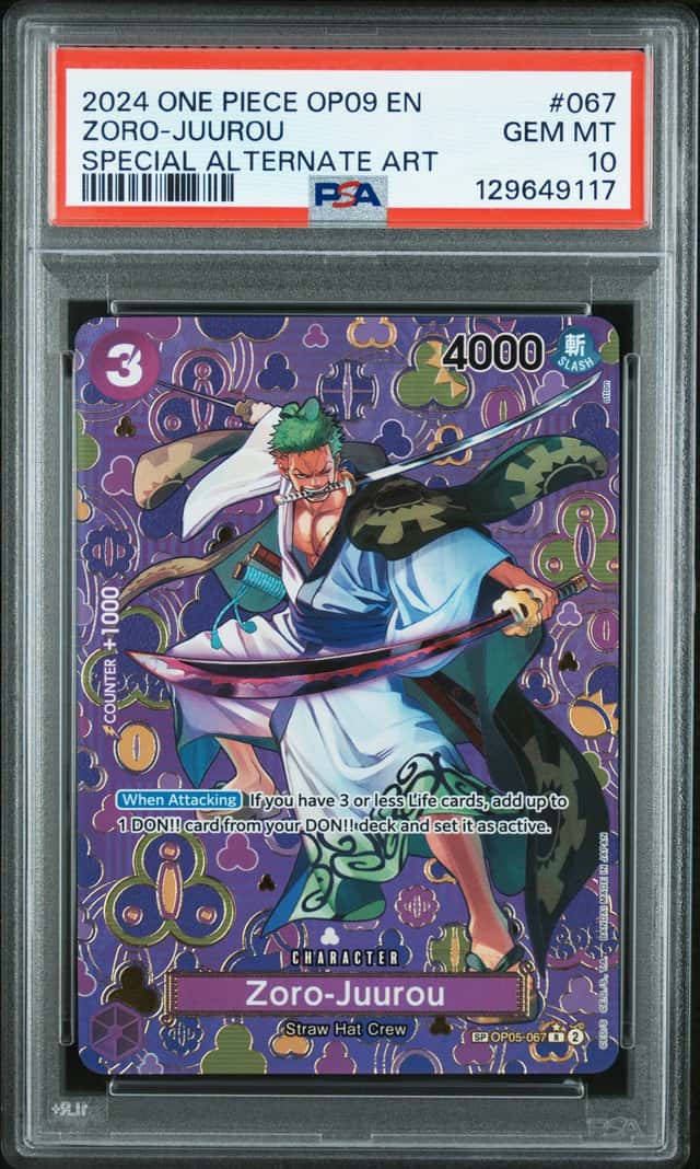 2024 One Piece Emperors In the New World Special Alternate Art Zoro Juurou #OP05067
