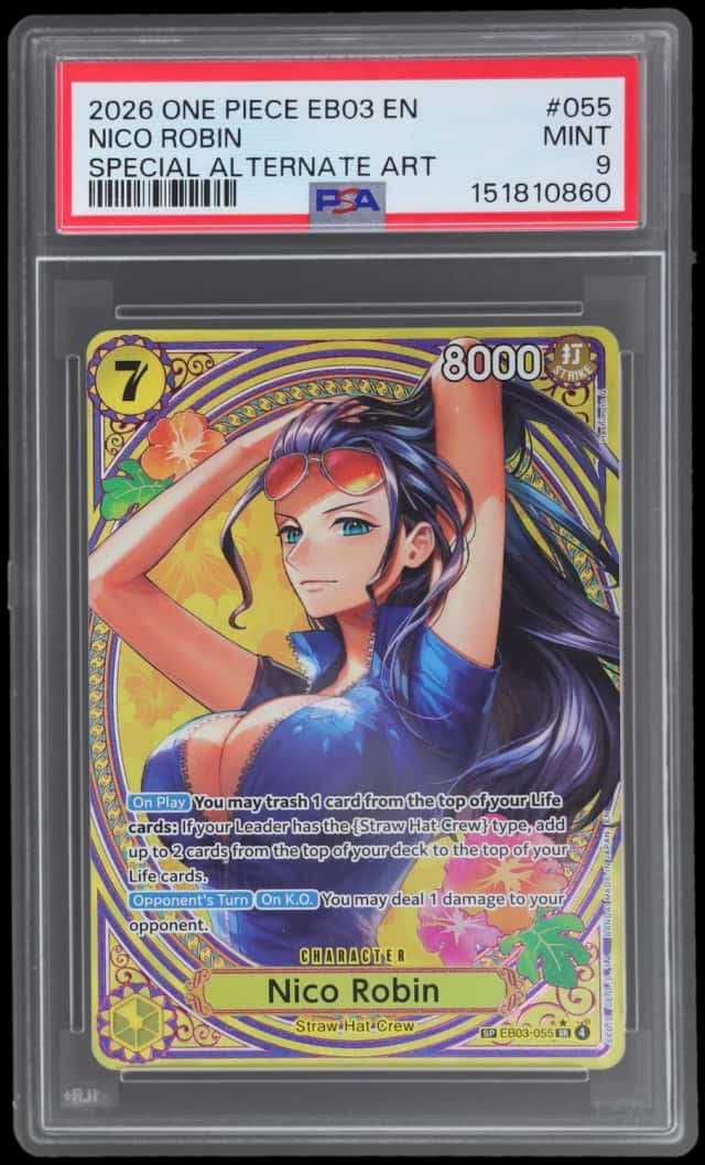 2026 One Peice Heroines Edition Special Alternate Art Nico Robin #EB03-055