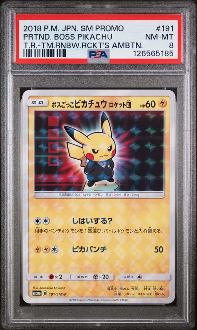 Pretend Boss Pikachu Team Rocket