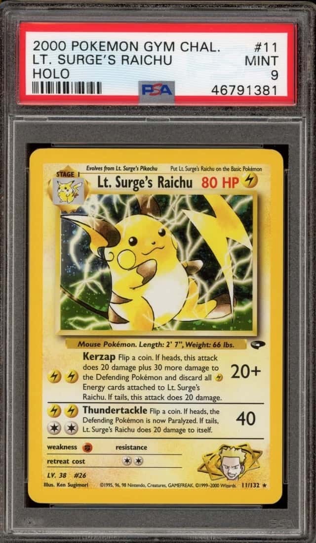Lt. Surge's Raichu