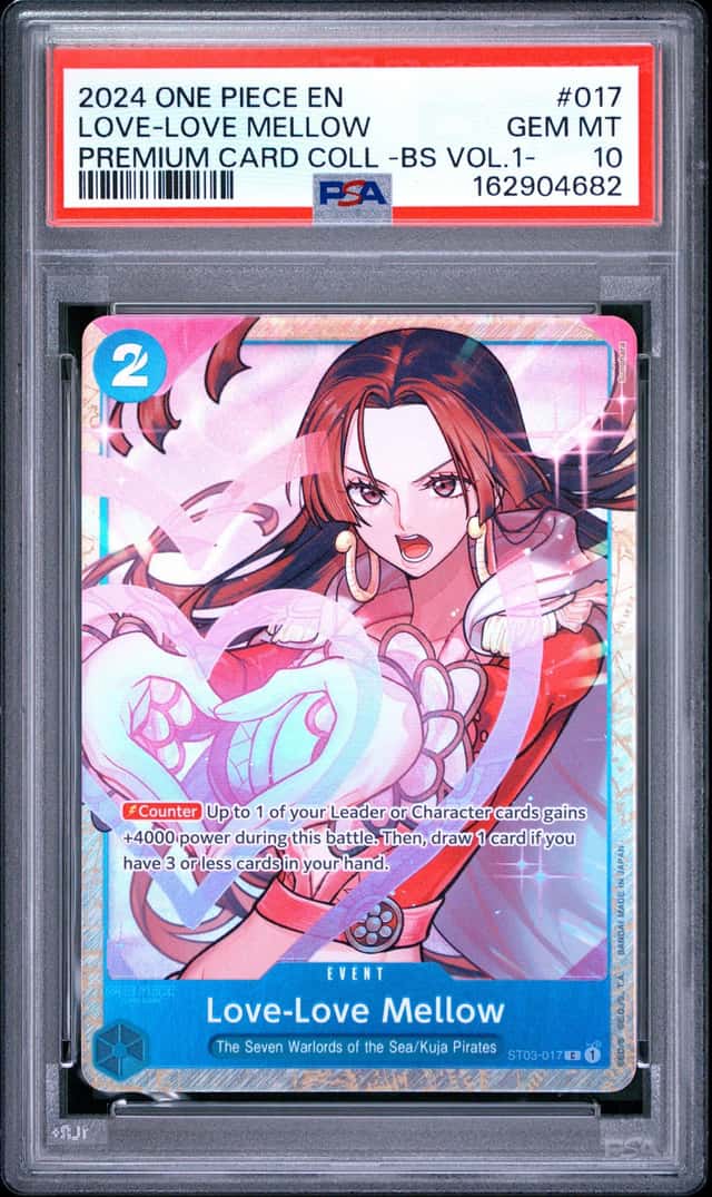 2024 ONE PIECE PREMIUM COLLECTION BEST SELECTION VOL.1 LOVE-LOVE MELLOW PSA 10