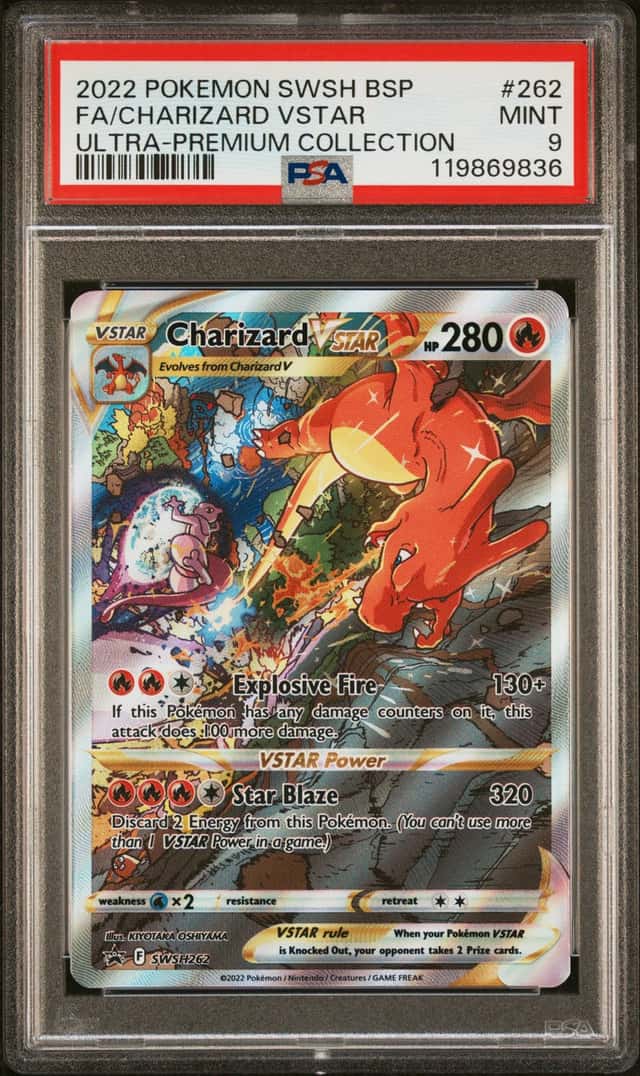 2022 Charizard VSTAR SWSH BSP Ultra Premium Collection #262 PSA 9