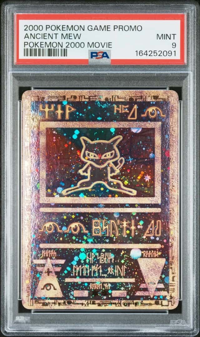 2000 POKEMON GAME MOVIE POKEMON 2000 MOVIE ANCIENT MEW PSA 9