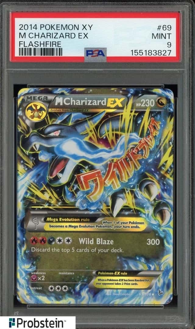 2014 Pokemon XY Flashfire #69 M Charizard EX PSA 9 MINT
