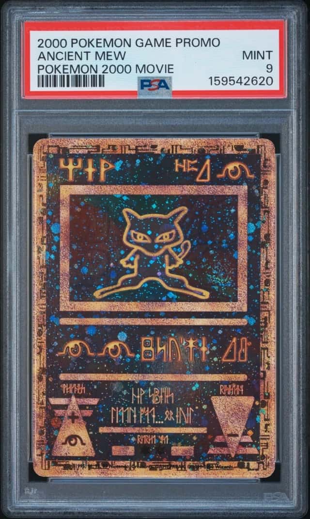 2000 POKEMON GAME MOVIE POKEMON 2000 MOVIE ANCIENT MEW PSA 9