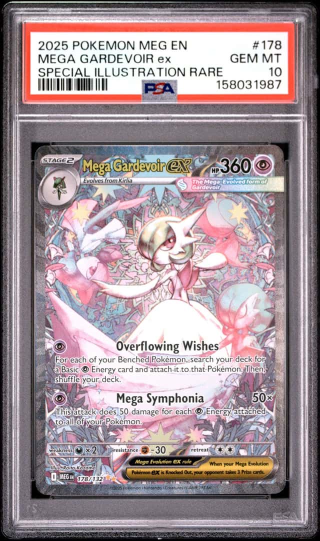 2025 Pokemon Mega Evolution Special Illustration Rare Mega Gardevoir Ex #178
