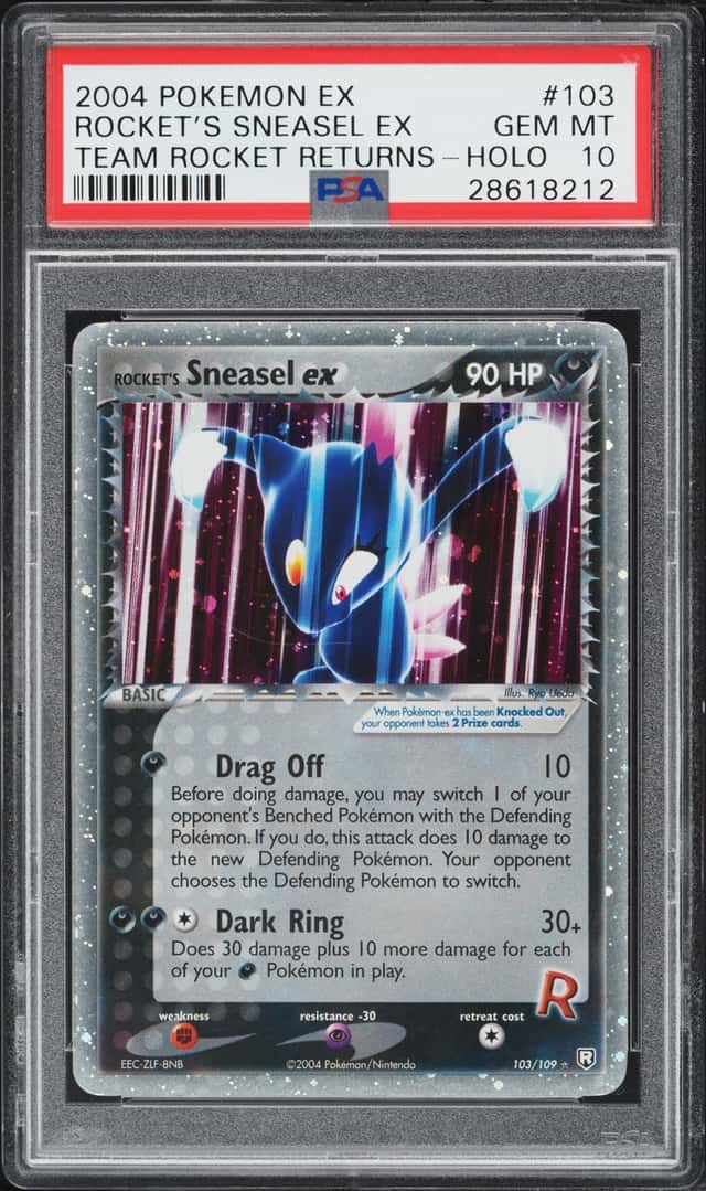 Rocket's Sneasel EX