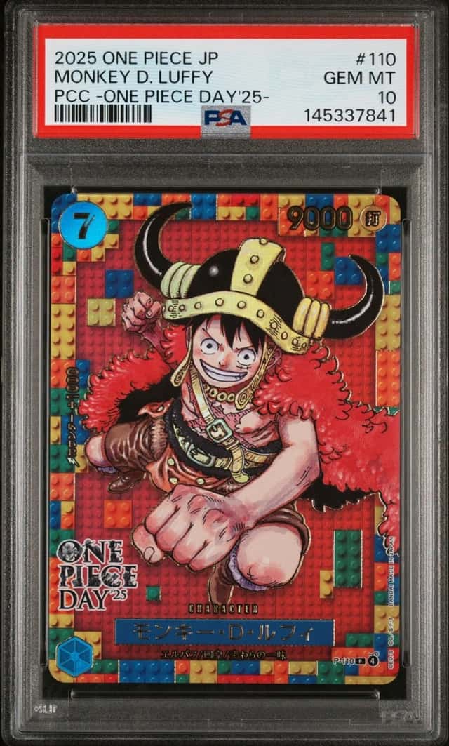 Monkey D. Luffy 110 One Piece Day '25 Japanese PSA 10 *841