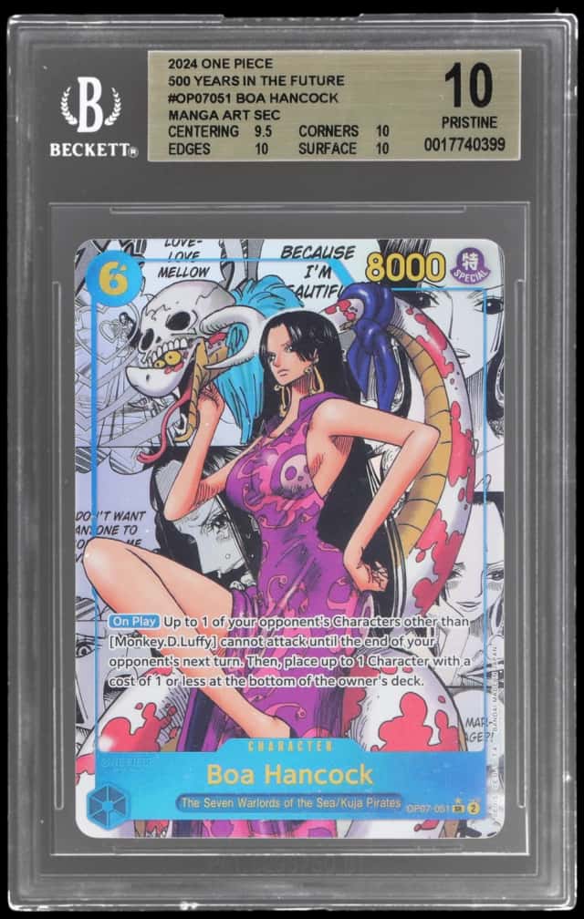 2024 One Piece 500 Years In the Future Manga Alternate Art Boa Hancock #OP07-051