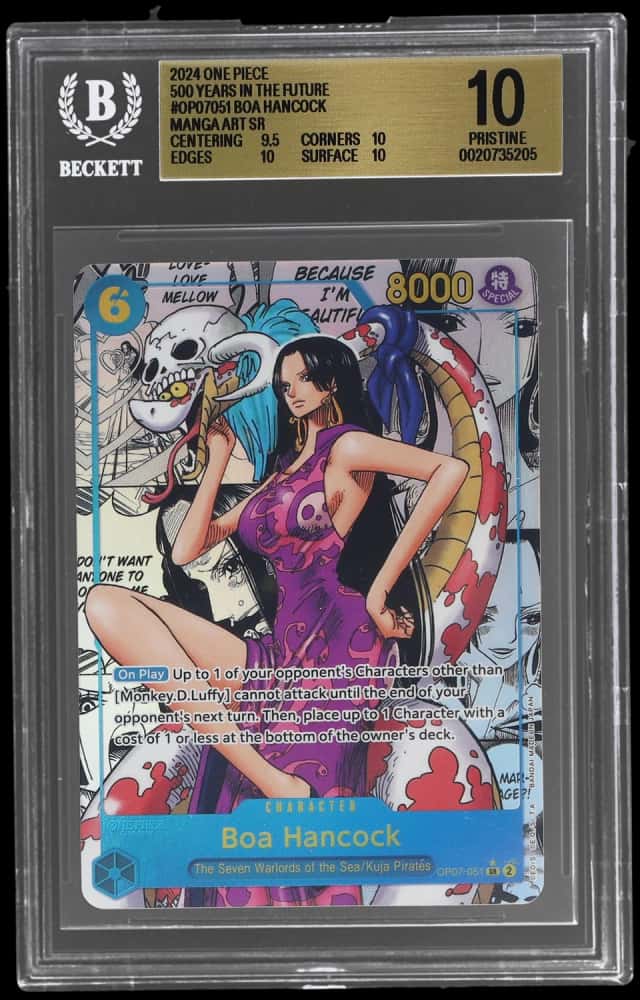2024 One Piece 500 Years In the Future Manga Alternate Art Boa Hancock #OP07-051