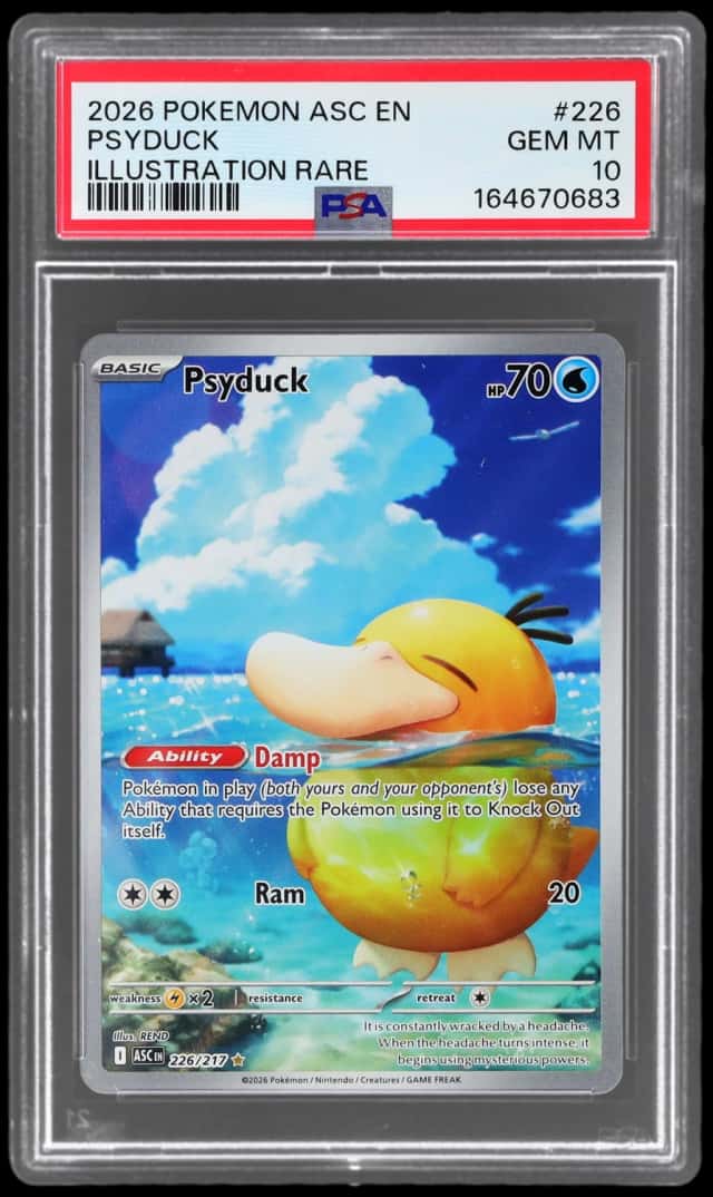 2026 Pokemon Mega Evolution Ascended Heroes Illustration Rare Psyduck #226