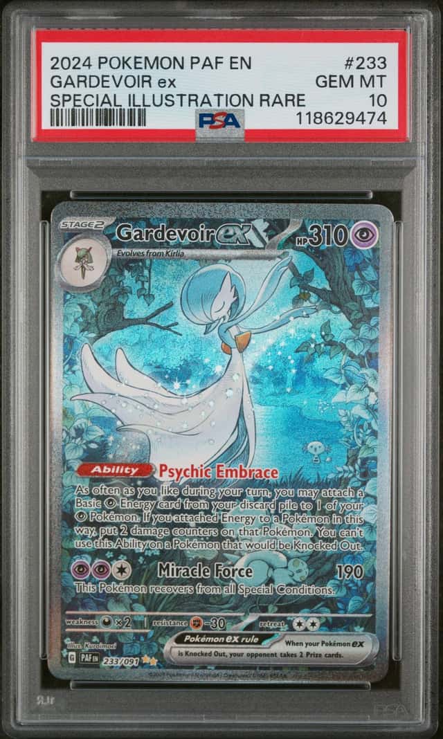 2024 Pokemon Scarlet and Violet Paldean Fates Special Illustration Rare Gardevoir Ex #233