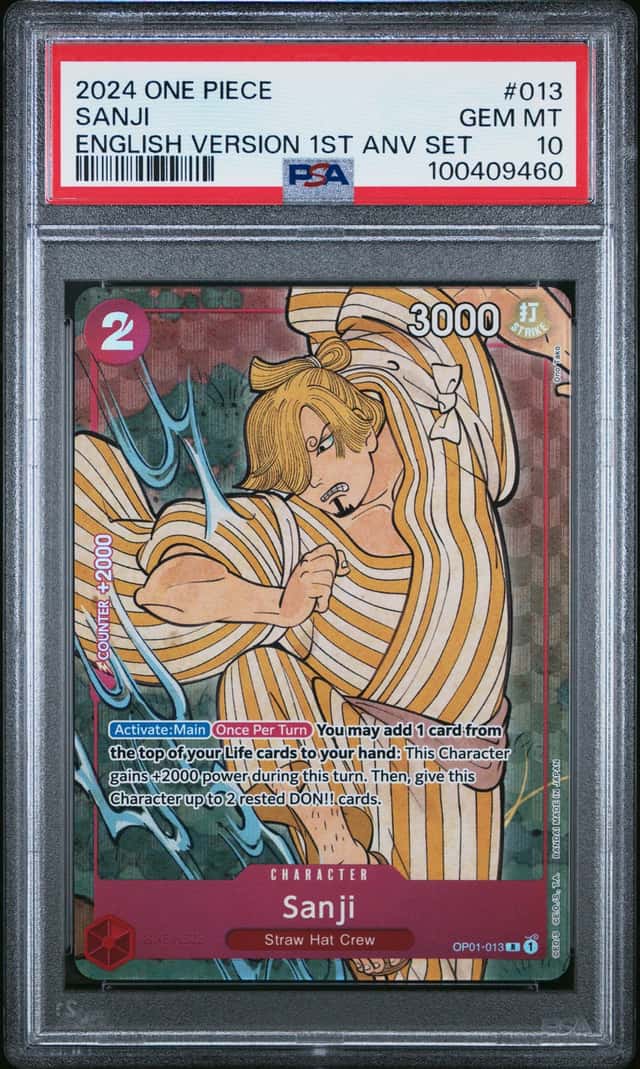 2024 One Piece 1st Anniversary Set Promo Sanji #OP01-013