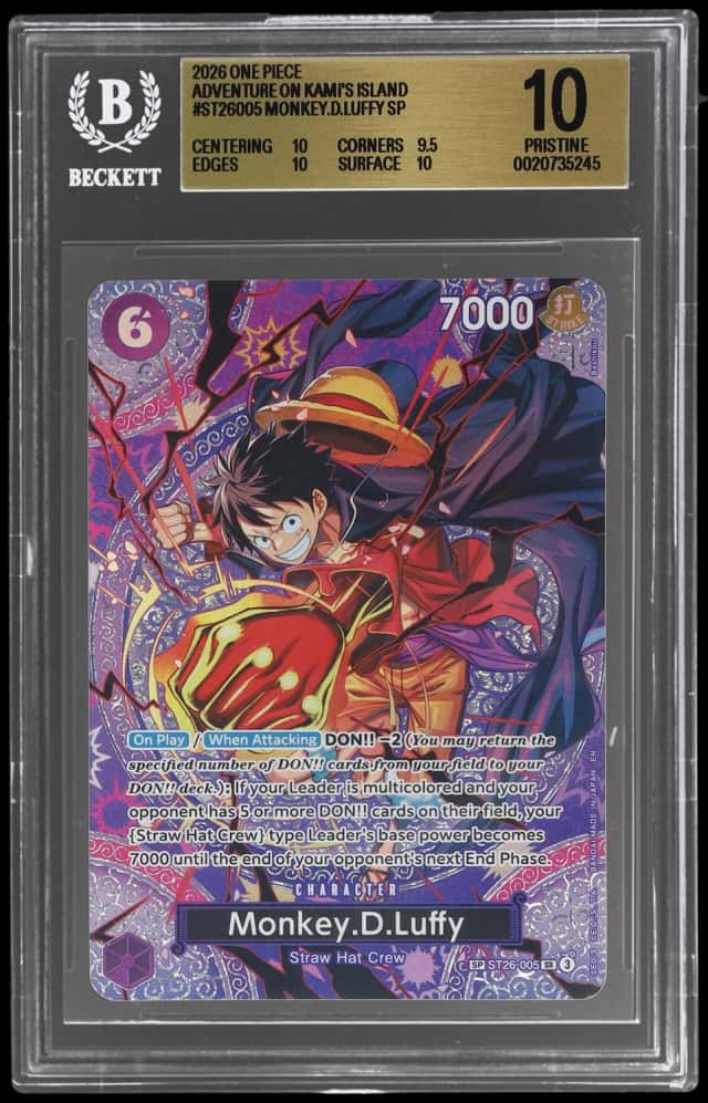 2026 One Piece Adventures On Kami's Island Special Alternate Art Monkey D. Luffy #ST26-005