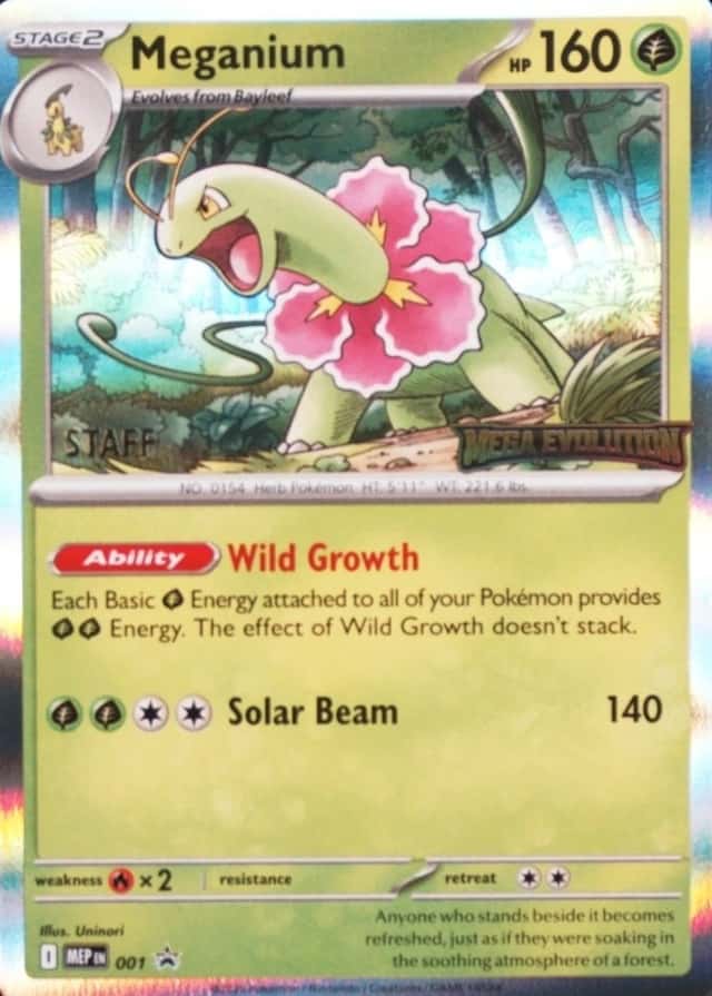 Holo · Prerelease · Evolution Mega Staff