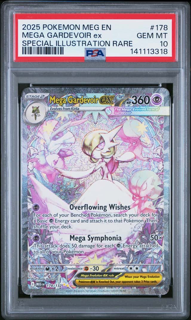 2025 Pokemon Gardevoir ex Special Illustration Rare #178/132 PSA 10 GEM MINT