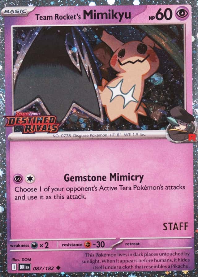 Non-Holo · Prerelease · Staff