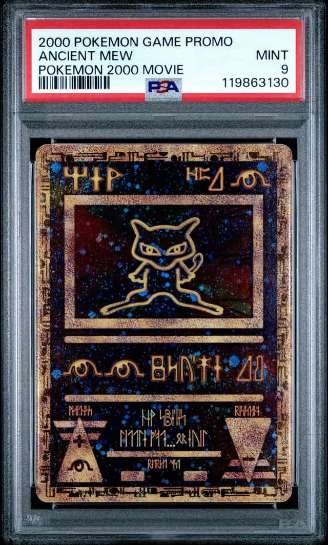 ANCIENT MEW 2000 POKEMON GAME PROMO MOVIE PSA 9 Q7285