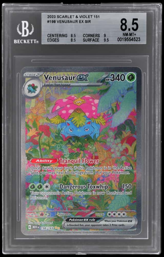 2023 Pokemon Mew Special Illustration Rare Venusaur Ex #198