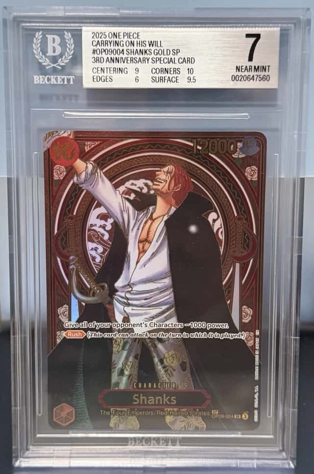 Shanks GOLD SP/(3rd Anniversary Special Card)