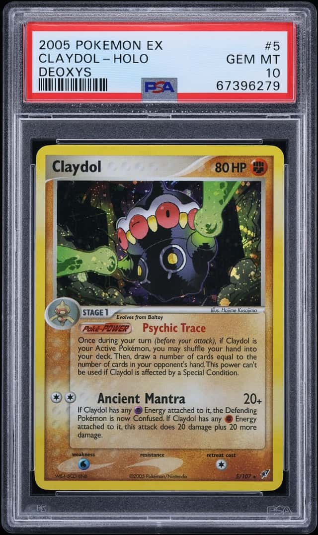 2005 Pokemon EX Deoxys Holo Claydol #5 PSA 10 GEM MINT