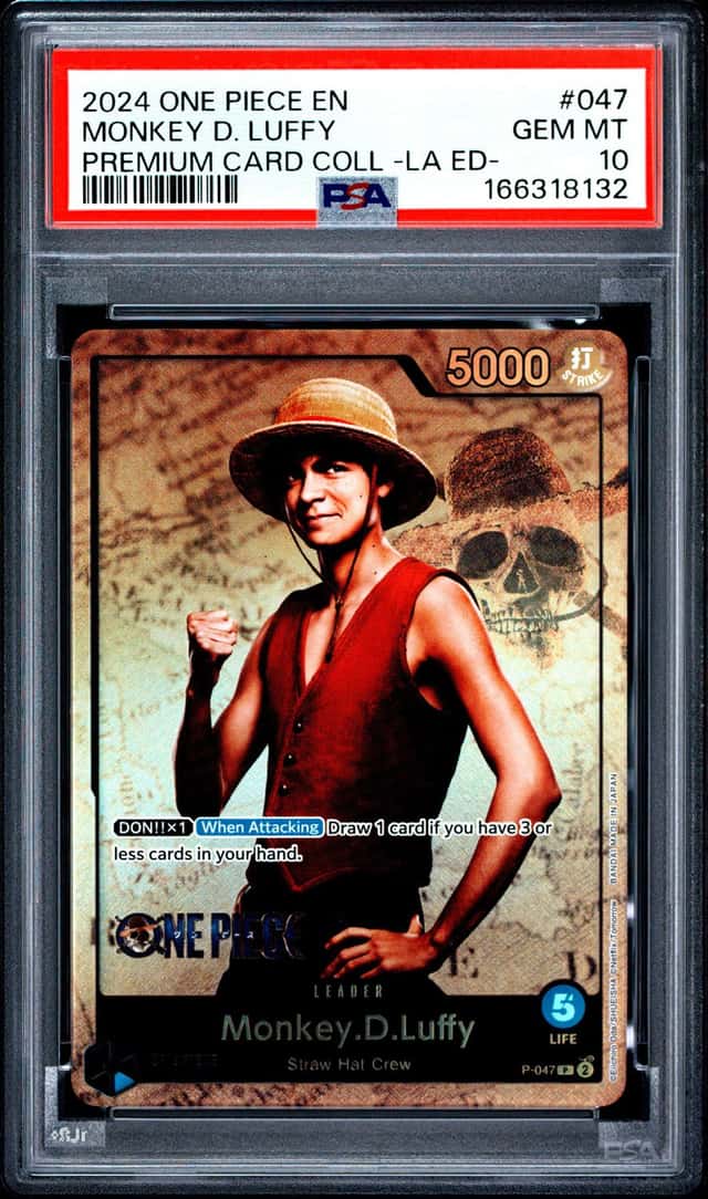 2024 ONE PIECE PREMIUM COLLECTION -LIVE ACTION EDITION- MONKEY D. LUFFY PSA 10