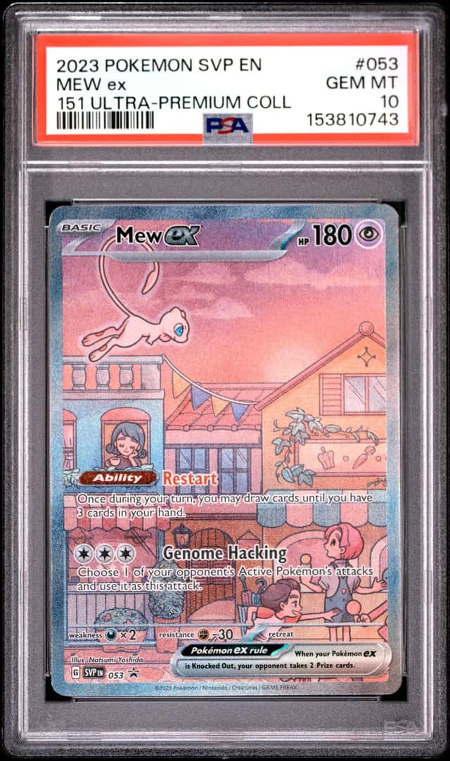 2023 Pokemon SV Black Star Promos Mew ex #053 PSA 10 GEM MINT