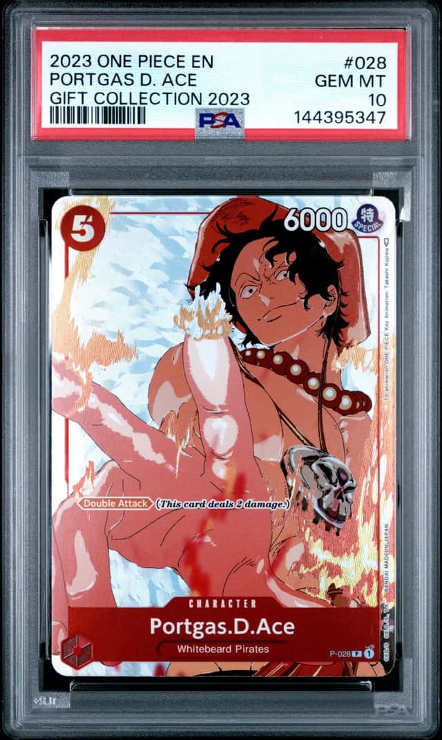 2023 One Piece EN Portgas D. Ace Gift Collection 2023 #028 PSA 10 Gem Mint