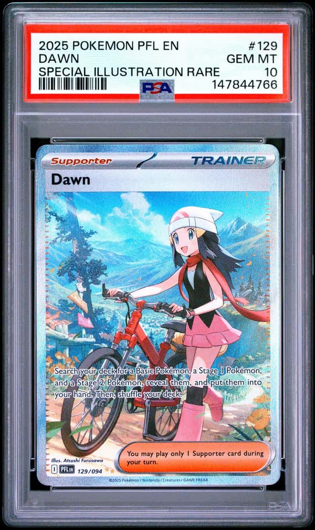 Dawn 129/094 Special Illustration Rare Pokemon PSA 10 *766