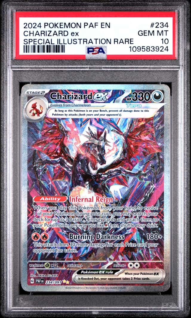 PSA 10 Charizard ex 234/091 SIR GEM MINT