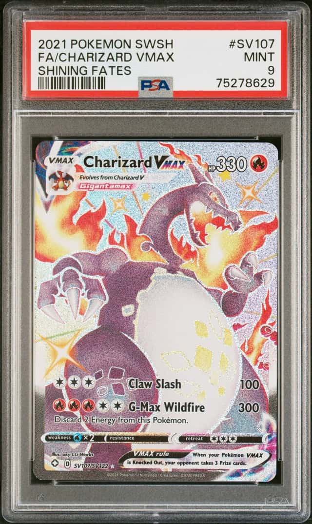 Pokemon Charizard VMAX SV107/SV122 Shining Fates Holo