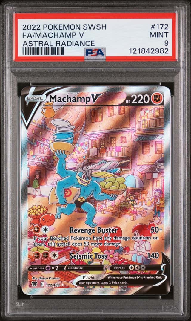 Pokemon Machamp V 172/189 Alternate Art Astral Radiance