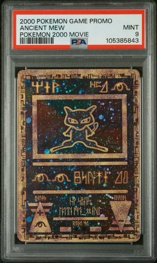 2000 POKEMON GAME MOVIE POKEMON 2000 MOVIE ANCIENT MEW PSA 9