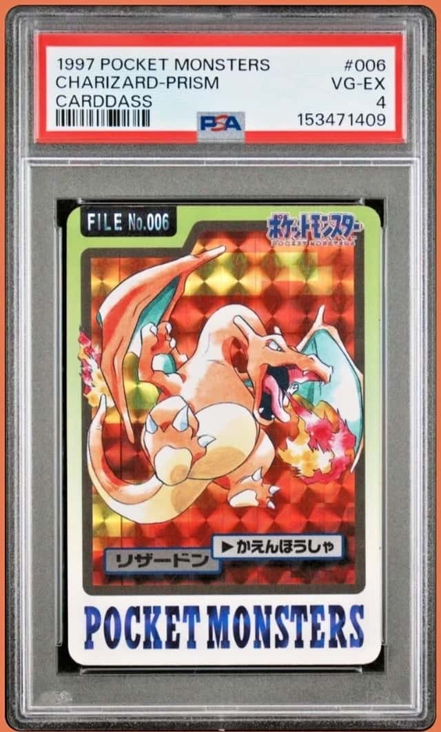 Charizard Prism 006 Pocket Monsters Carddass Pokemon 1997