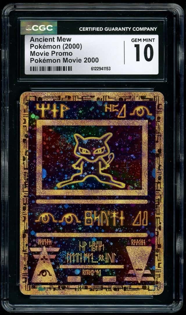 2000 Pokemon Ancient Mew Movie Promo Pokemon Movie 2000 CGC 10 