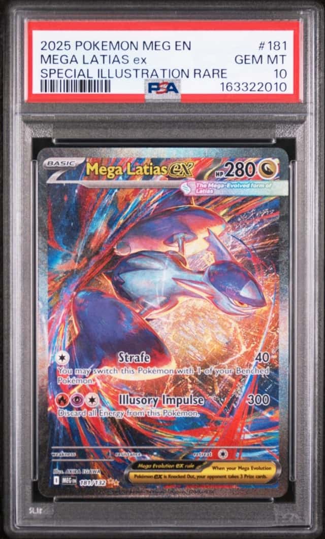 Pokemon Mega Latias ex Mega Evolution 181/132 Special Illustration Rare PSA 10