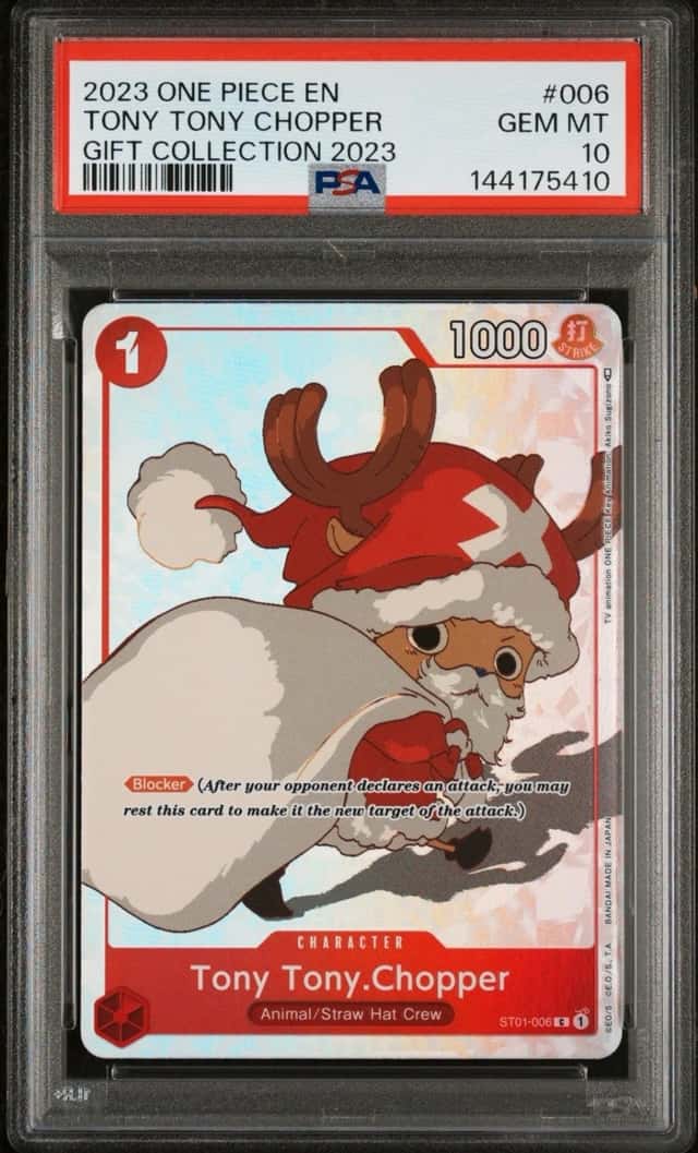 TONY TONY CHOPPER ST01-006 PSA 10 ALT ART ONE PIECE 2023 GIFT COLLECTION