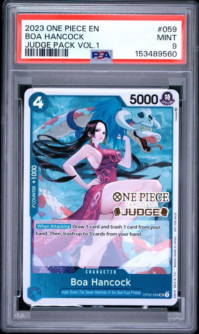 2023 ONE PIECE JUDGE PACK VOLUME 1 #059 BOA HANCOCK PSA 9