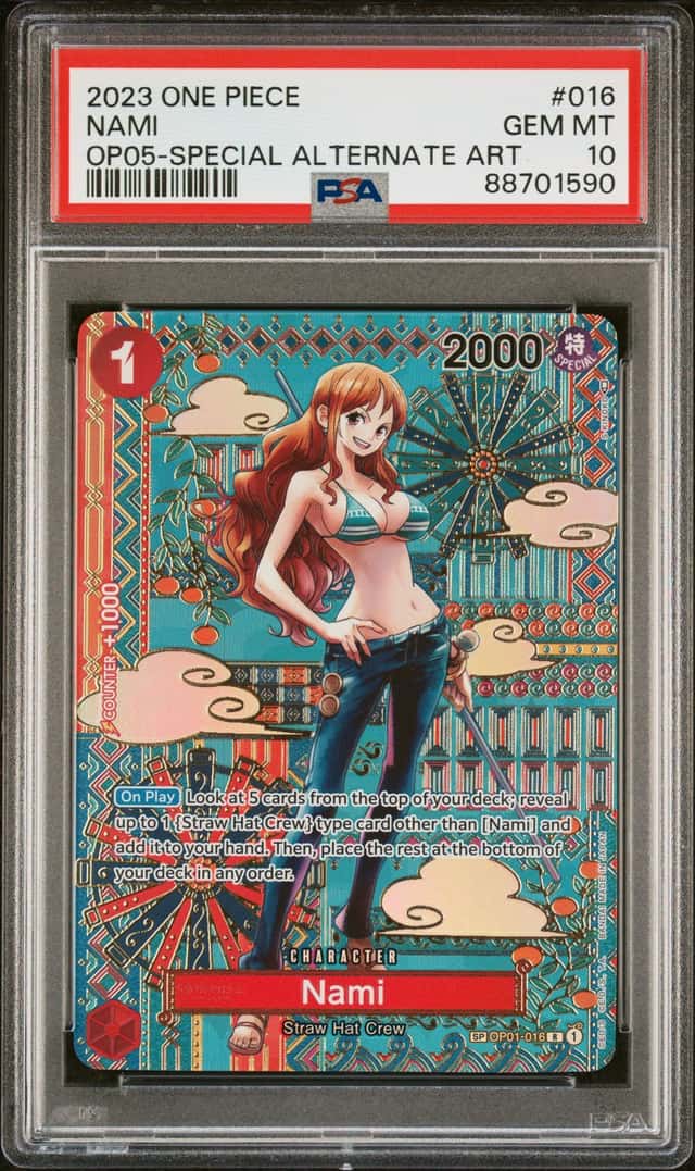 2023 One Piece Awakening of the New Era Special Alternate Art Nami #OP01016