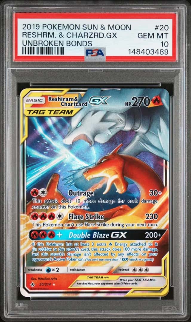 Reshiram & Charizard GX