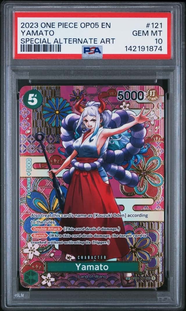 Yamato (SP) OP01-121 Awakening of the New Era Foil PSA 10