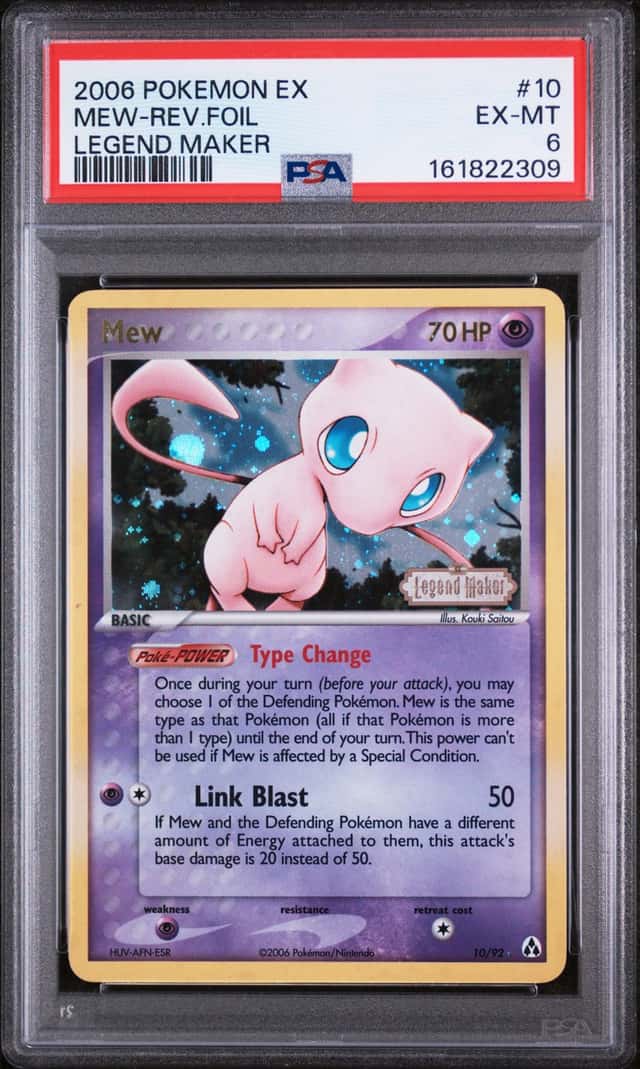 2006 POKEMON EX MEW-REV.FOIL LEGEND MAKER