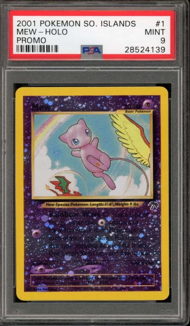 Pokemon Mew Holo Southern Islands Promo 1/18 PSA 9 Mint