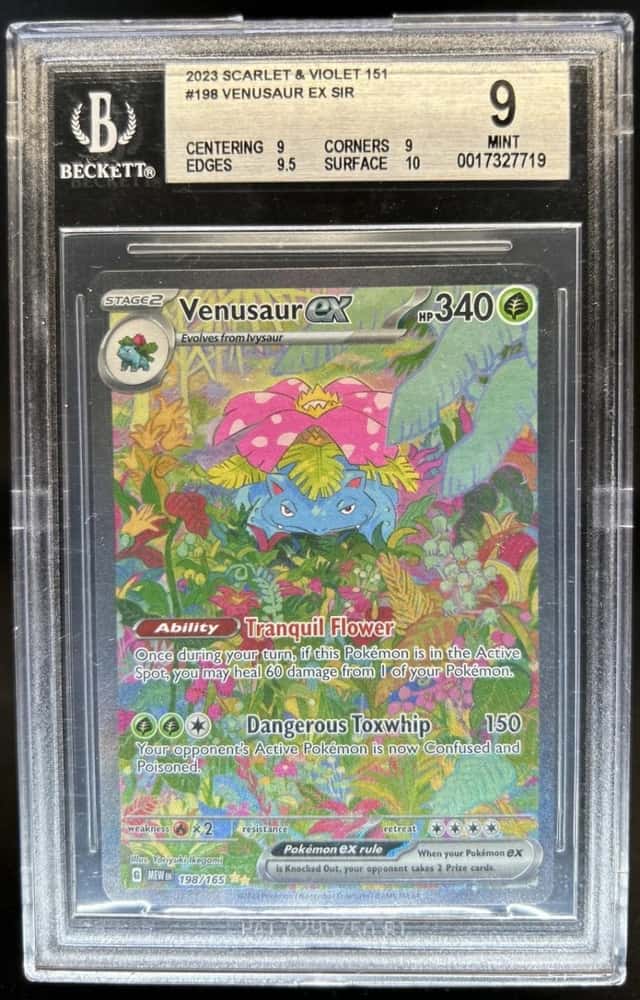 2023 Pokemon SV 151 Venusaur ex Special Illustration Rare #198/165 BGS 9