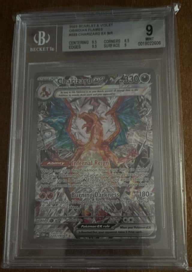 Charizard ex 223/197 Obsidian Flames SIR Full Art Holo BGS 9 (2023)