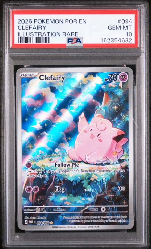 2026 POKEMON POR EN-PERFECT ORDER ILLUSTRATION RARE #094 CLEFAIRY PSA 10