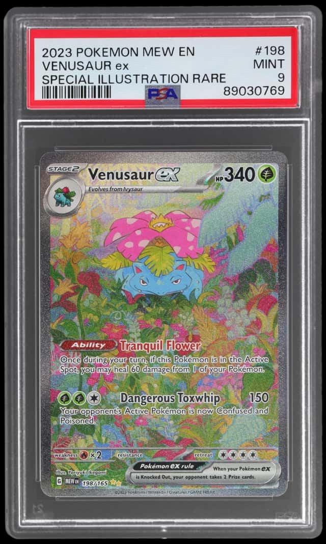 2023 Pokemon Mew Special Illustration Rare Venusaur Ex #198